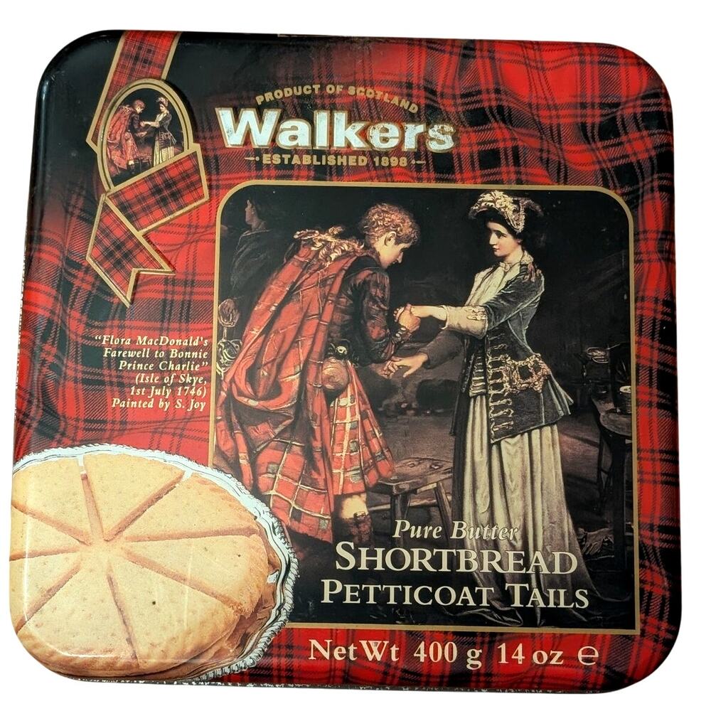 Vtg. Walkers Shortbread Tin 1992